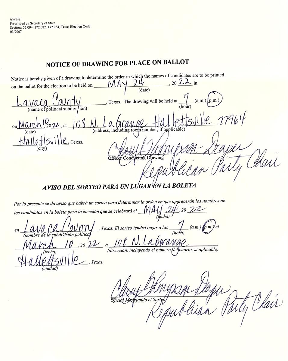 ballot